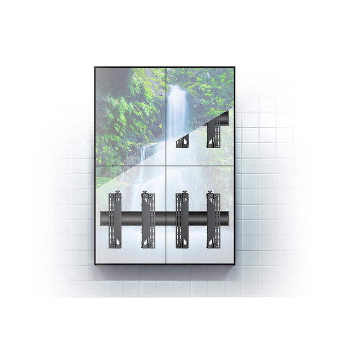B-Tech Montageschiene Horizontal 1.75m Negro