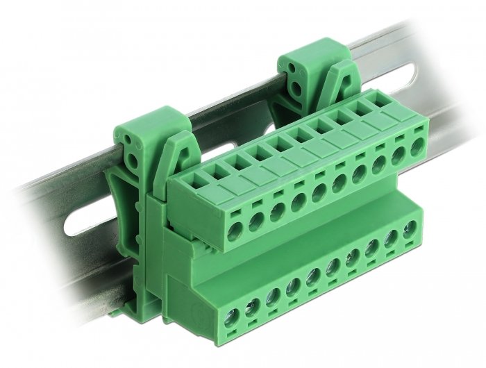 EAN 4043619660827 - DeLOCK 66082 bloque de terminales 10-pin Verde imagen 1
