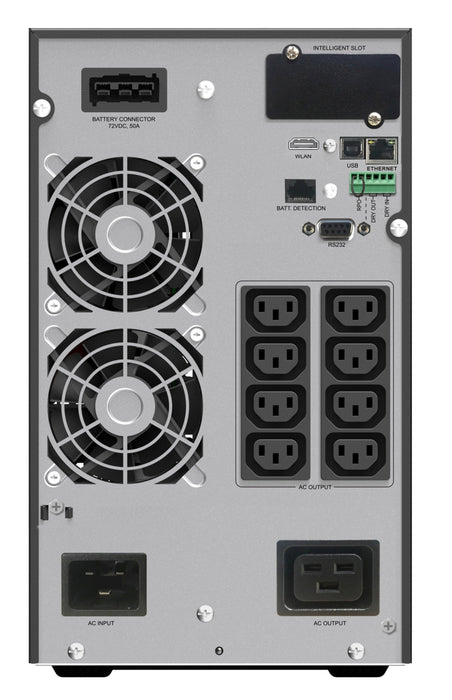 EAN 4260074982862 - PowerWalker VFI 3000 ICT IoT sistema de alimentación ininterrumpida (UPS) Doble conversión (en línea) 3 k imagen 3