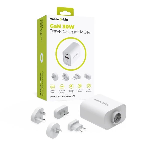 EAN 8594215993520 - Mobile Origin FRL-TRVL30W-MO14 cargador de dispositivo móvil Universal Blanco Corriente alterna Carga ráp imagen 2