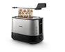 EAN 8710103792420 - Philips Viva Collection HD2635/90 tostadora 7 2 rebanada(s) 950 W Negro, Titanio imagen 7