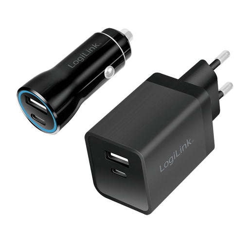 EAN 4052792068641 - LogiLink PA0300 cargador de dispositivo móvil Universal Negro Corriente alterna, Encendedor de cigarrillo imagen 1
