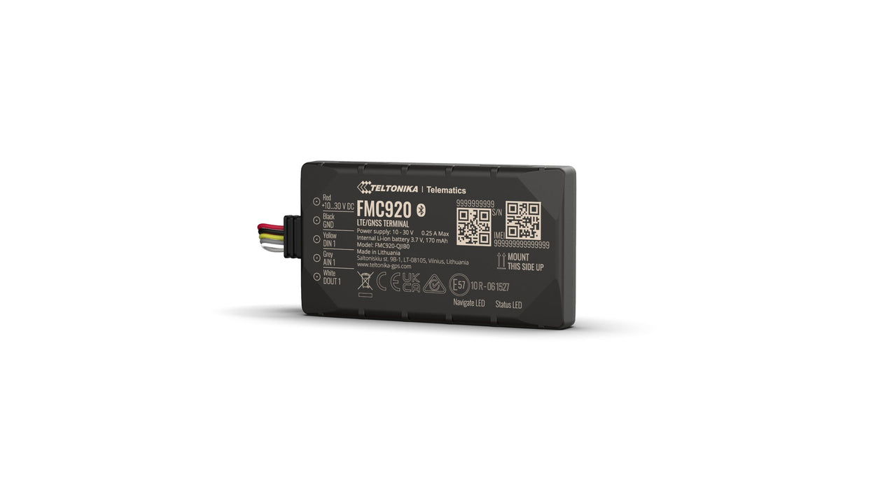 EAN 4779027310381 - Teltonika FMC920-QKIB0 Universal Rastreador de GPS Negro imagen 3