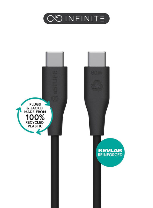 EAN 5715328134706 - eSTUFF ES604380 cable USB USB 2.0 3 m USB C 60 W Negro imagen 1