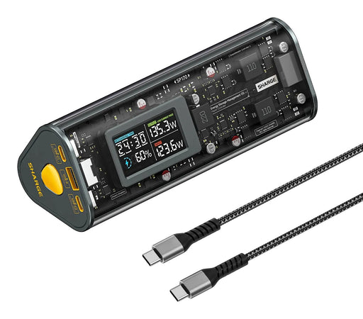 EAN 6973154657700 - SHARGE YDD-SG-170-SBLJ-HUI batería externa 24000 mAh Gris, Transparente imagen 1