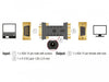 EAN 4043619633265 - DeLOCK 63326 cambiador de género para cable VGA (D-Sub) VGA (D-Sub) + USB Negro imagen 2