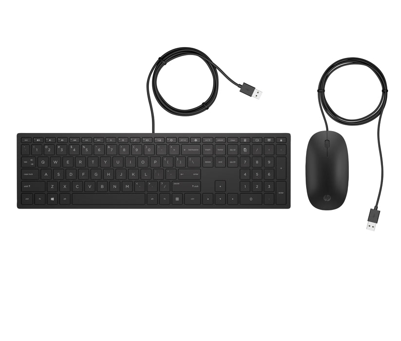 EAN 0192545457941 - HP Pavilion Wired Combo Keyboard 400 teclado Ratón incluido Oficina USB Negro imagen 1