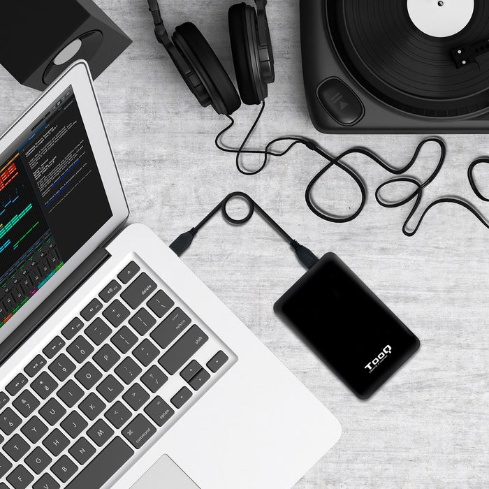 EAN 8433281009660 - TooQ TQE-2538B caja para disco duro externo Caja de disco duro (HDD) Negro, Gris 2.5" imagen 8
