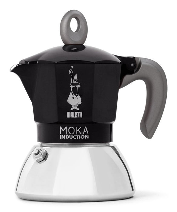EAN 8006363029100 - Bialetti Moka Induction Cafetera italiana 0,4 L Negro, Plata imagen 1