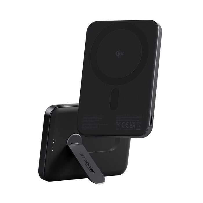 EAN 5715685028397 - PanzerGlass empower™ by ® empower™ Bank w. Spin Stand | 5000mAh | Space Black Negro imagen 1