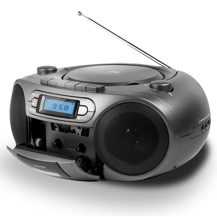 EAN 8435256897227 - Aiwa BBTC-550MG Reproductor de CD portátil Negro, Plata imagen 5
