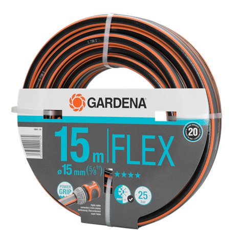 EAN 4078500001762 - Gardena 18041-26 manguera de jardín 15 m Por encima del suelo Gris, Naranja imagen 3