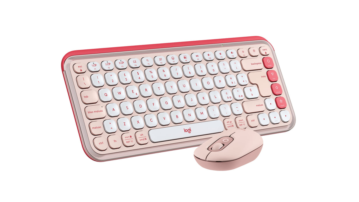 EAN 5099206127746 - Logitech 920-013117 teclado Ratón incluido Universal Bluetooth QWERTY Italiano Rosa imagen 4