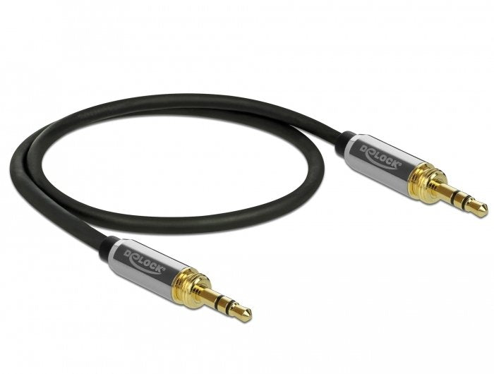 EAN 4043619857845 - DeLOCK 85784 cable de audio 0,5 m 3,5mm Negro, Gris imagen 1