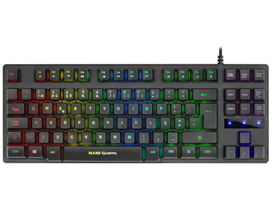 EAN 4718009158511 - Mars Gaming MKTKLPT teclado Juego USB QWERTY Negro imagen 1