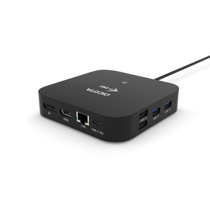 EAN 7640186417044 - DICOTA D31949 base para portátil y replicador de puertos Alámbrico USB Tipo C Negro imagen 2