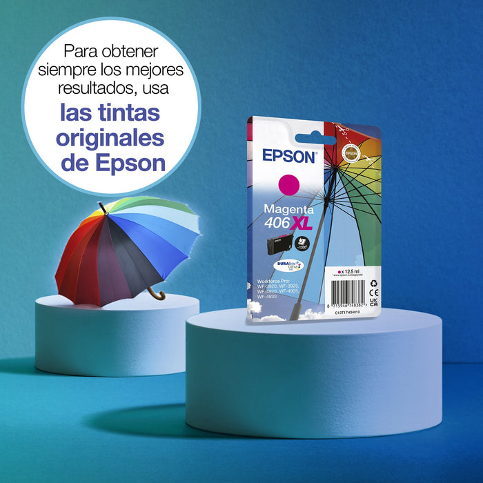 EAN 8715946748382 - Epson 406XL Umbrella DURABrite Ultra cartucho de tinta 1 pieza(s) Original Alto rendimiento (XL) imagen 3