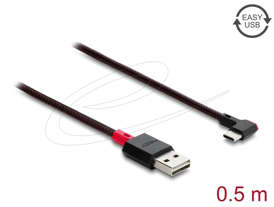 EAN 4043619815456 - DeLOCK 81545 cable USB USB 2.0 0,5 m USB A USB C Rojo, Negro imagen 1