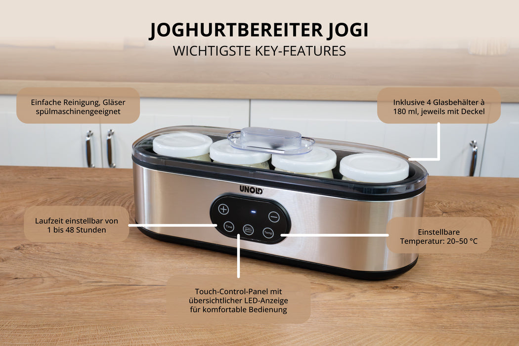 EAN 4011689387265 - Unold 38726 Joghurtbereiter JOGI 0,72 L Yogur 120 W imagen 4