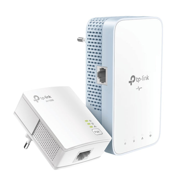 EAN 4897098688403 - TP-Link TL-WPA1000 KIT adaptador de red PowerLine 1000 Mbit/s Ethernet Wifi Blanco 2 pieza(s) imagen 1