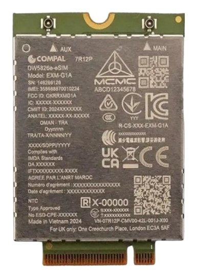 EAN 5397321028888 - DELL DW5826E Interno WWAN 600 Mbit/s imagen 1