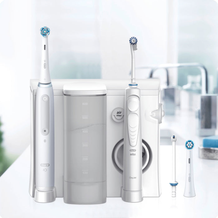 EAN 8006540841068 - Oral-B iO4 & OxyJet Adulto Cepillo dental oscilante Blanco imagen 6