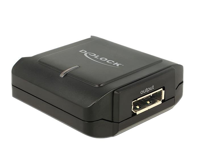EAN 4043619114641 - DeLOCK 11464 cambiador de género para cable Displayport 20 pin, DC 5V Displayport 20 pin Negro imagen 1