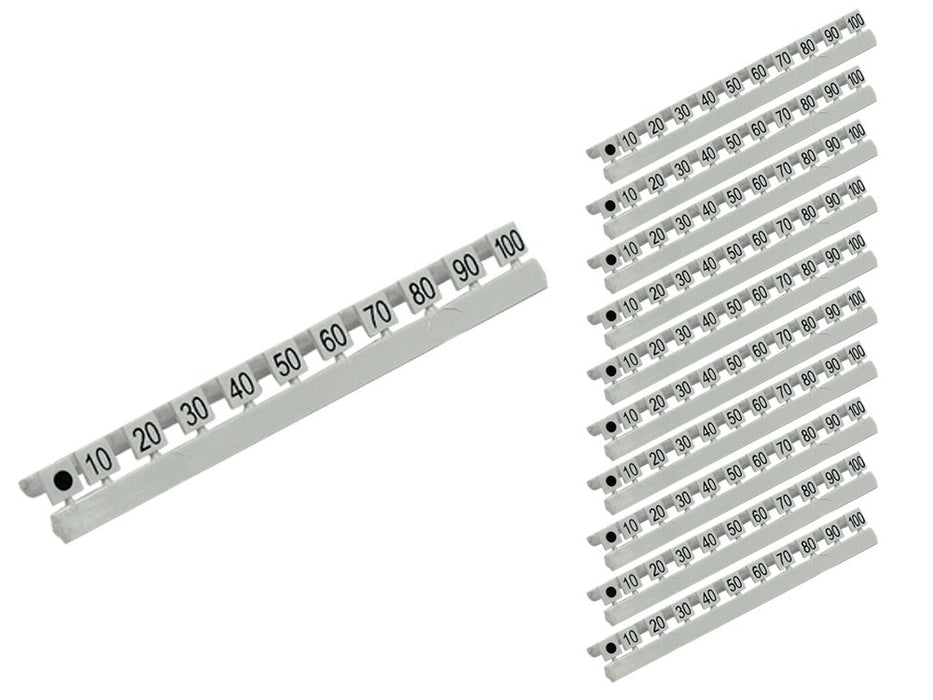 EAN 4014619666218 - Alcasa GC-N0071 soporte para manguito de identificación de conductor Blanco 100 pieza(s) imagen 1