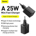 EAN 6953156206021 - Baseus TZCCSUP-L01 cargador de dispositivo móvil Smartphone Negro Corriente alterna, USB Carga rápida Int imagen 4