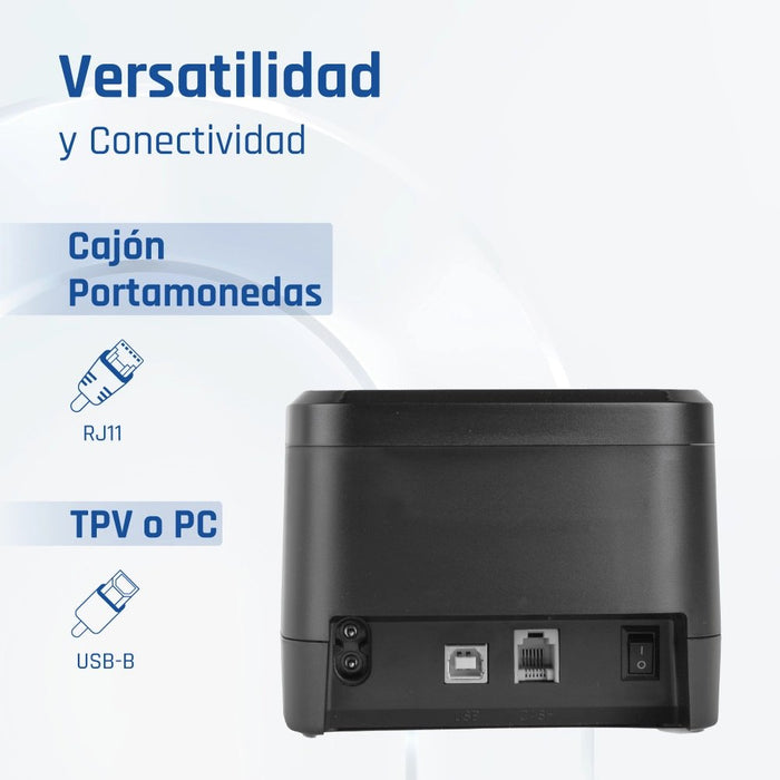 EAN 8435364318836 - iggual TP Easy 58 203 x 203 DPI Alámbrico Transferencia térmica Impresora de recibos imagen 9