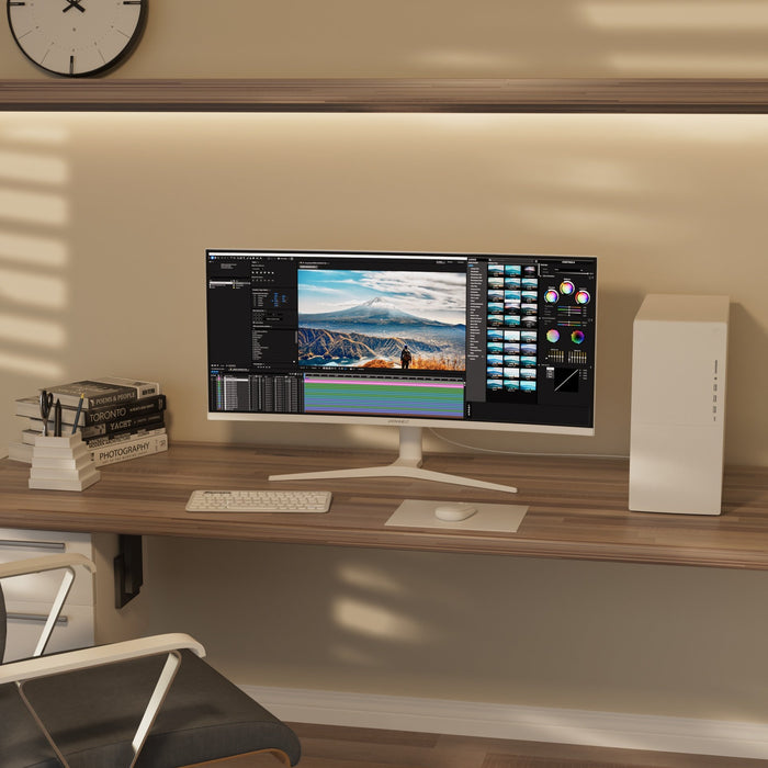 EAN 4589511175811 - JAPANNEXT JN-IPS340UWQHD60C-C65W-HS-W pantalla para PC 86,4 cm (34") 3440 x 1440 Pixeles UltraWide Quad H imagen 3