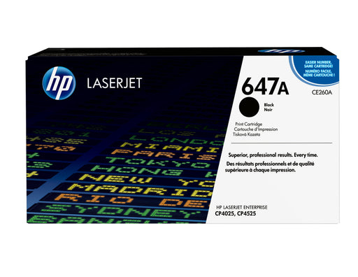 EAN 0884420186816 - HP 647A Black Original LaserJet Toner Cartridge cartucho de tóner 1 pieza(s) imagen 1