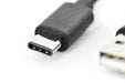 EAN 4016032455233 - Digitus AK-300154-010-S cable USB USB 2.0 1 m 2 x USB A USB C 0,48 Gbit/s Negro imagen 2