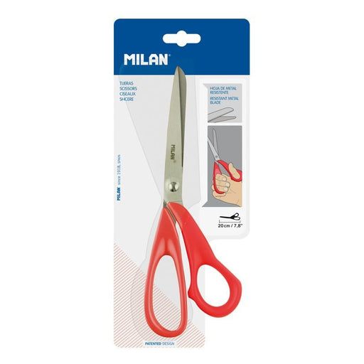 EAN 8411574032373 - Milan BWM10151 tijera de escritorio y manualidades Tijeras de oficina Corte recto Rojo imagen 1
