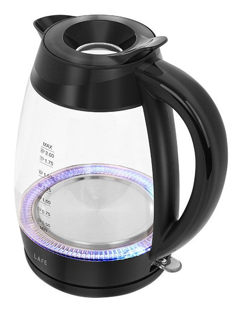 EAN 5907512875537 - Lafe Essential XL tetera eléctrica 2 L 2200 W Negro, Transparente imagen 3
