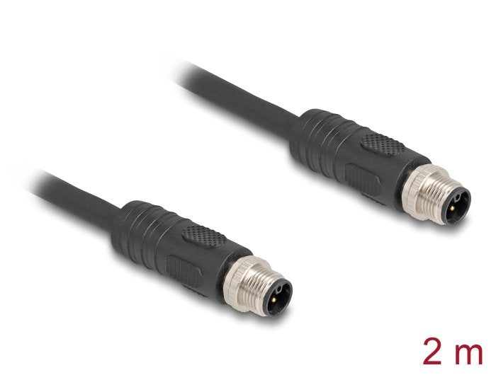 EAN 4043619805150 - DeLOCK 80515 cable para sensor y actuador 2 m RST M12 Negro imagen 2