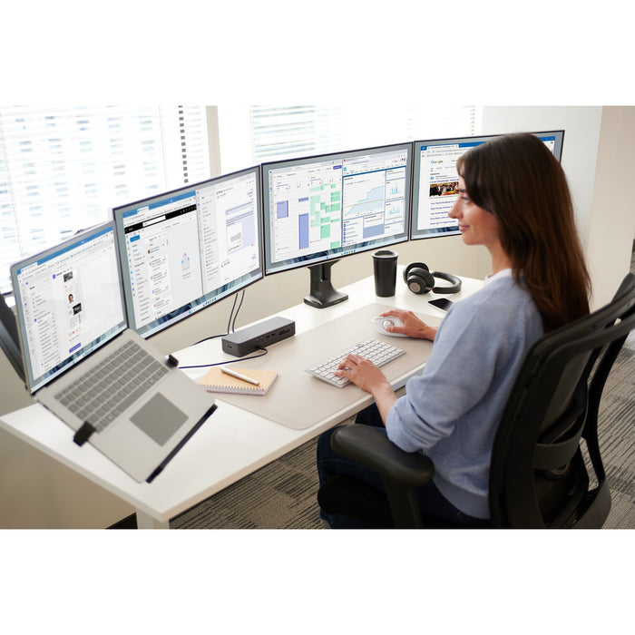 EAN 0085896596011 - Kensington K59601WW soporte para monitor 86,4 cm (34") Escritorio Negro imagen 13