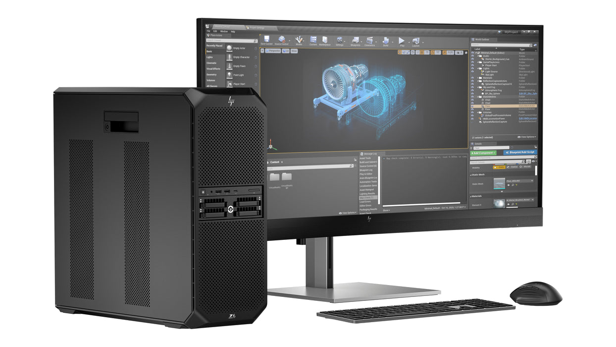 EAN 0198415900128 - HP Z6 G5 A AMD Ryzen Threadripper PRO PRO 7965WX 64 GB DDR5-SDRAM 1 TB SSD Windows 11 Pro Torre Puesto de imagen 2