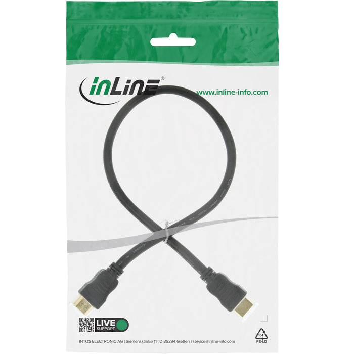 EAN 4043718275168 - InLine 17033P cable HDMI 0,3 m HDMI tipo A (Estándar) Negro imagen 2