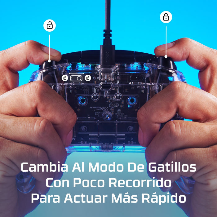 EAN 0197192136829 - HyperX Clutch Gladiate - Wired Gaming RGB Controller - Xbox Transparente USB Gamepad Xbox One, Xbox Serie imagen 10