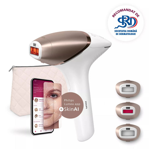 EAN 8720689005708 - Philips BRI973/00 depiladora de luz pulsada Luz pulsada intensa (IPL) Oro rosa, Blanco imagen 1