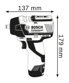 EAN 3165140765114 - Bosch GDS 10.8 V-EC Professional 3/8" 2600 RPM 115 Nm Azul 10,8 V imagen 4