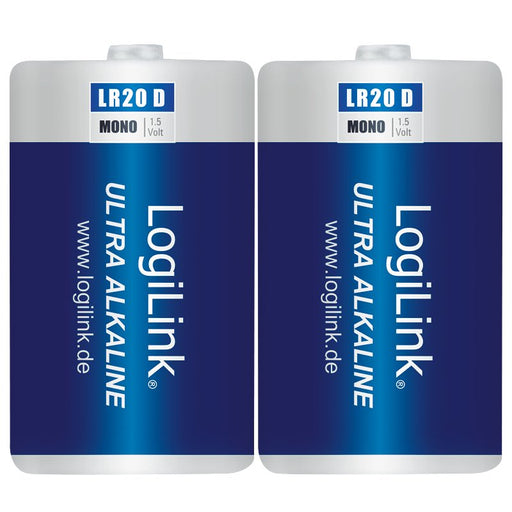 EAN 4052792048209 - LogiLink LR20B2 pila doméstica Batería de un solo uso D Alcalino imagen 1