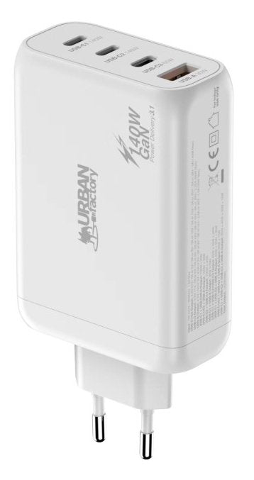 EAN 3760170885025 - Urban Factory PSC14UF cargador de dispositivo móvil Universal Blanco Corriente alterna Carga rápida Inter imagen 4