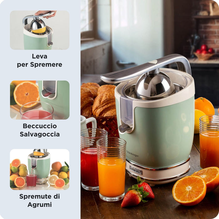 EAN 8003705118140 - Ariete 0413/04 prensa de cítricos eléctricos 0,6 L 85 W Verde imagen 7