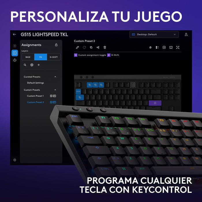 EAN 5099206119932 - Logitech G 920-012559 teclado Juego RF Wireless + Bluetooth QWERTY Español Negro imagen 7