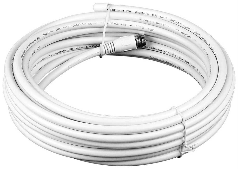 EAN 4040849516252 - Goobay KKS SET 100 - 20m cable coaxial Tipo F Blanco imagen 2