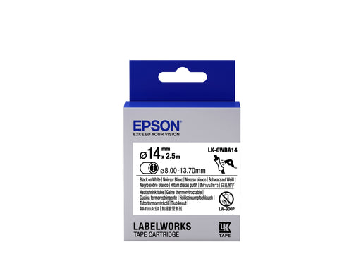 EAN 8715946611693 - Epson LK-6WBA14 cinta para impresora de etiquetas Negro sobre blanco imagen 1