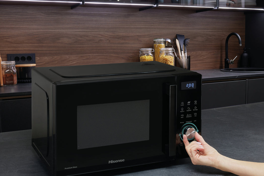 EAN 3838782732621 - Hisense H23MOBSD1HG Negro Microondas con grill Encimera 23 L 800 W imagen 4