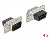 EAN 4043619667086 - DeLOCK 66708 conector Negro, Plata imagen 1
